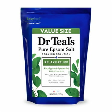 2X - Dr Teal's Relax & Relief Eucalyptus & Spearmint Pure Epsom Salt