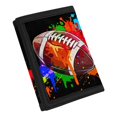 thumbnail image 2 of Chririnla Paint Splash Rugby Youth Wallet for Sports, Polyester Trifold Money Organizer with Magic Stiker, Wear Resistant Children Wallets, 2 of 6