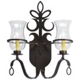 thumbnail image 1 of Meyda 146422 12 in. Narcissus 2 Light Wall Sconce, 1 of 1