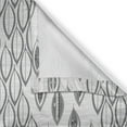 thumbnail image 6 of Ambesonne Leaves Valance & Curtain, Greyscale Foliage Abstract, 55"x30", Grey and Pale Grey, 6 of 6