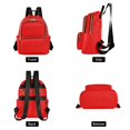 thumbnail image 2 of JIALIOU Mini Backpack Purse for Women Quilted Casual Daypack Small Travel Shoulder Bag, Red, 2 of 7