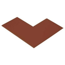 Mighty Line Floor Tape,Brown,3 inx6 in,L,PK100 ANGLE3RBRN