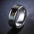 thumbnail image 4 of Smart Temperature Stainless Steel Ring Couple ring Color Lover Color Change Mood Unisex Ring Hand Jewelry, 4 of 6