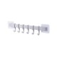 thumbnail image 1 of Kearding Colgador de baño ABS, repuesto giratorio para montar en la pared, llave de 6 ganchos, cepillo de bola de baño, estante, soporte, Type2 NO2, 1 of 6