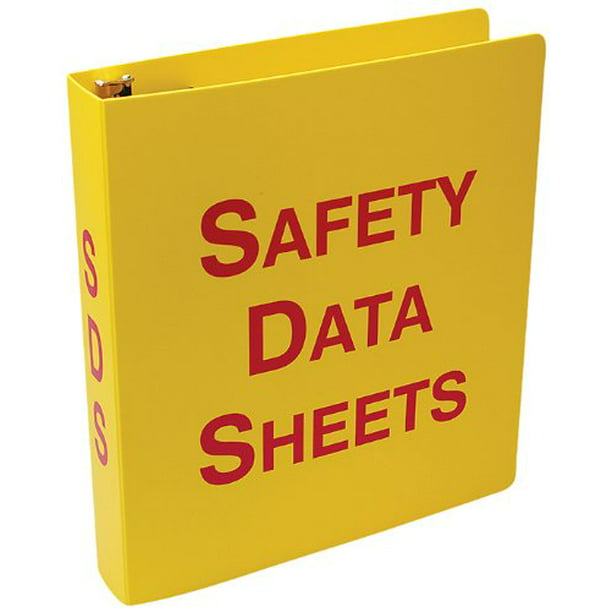 Zrs642 Safety Data Sheets Sds Binder 3 Ring 2 1 Red Yellow With 36 Metal Security Chain By Accuform Signs Com - Home Decor Hattiesburg Msds