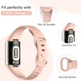 thumbnail image 2 of Pulseras deportivas de silicona de repuesto para Fitbit Charge 5/6, 2 of 8