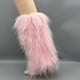 thumbnail image 1 of Conjunto de botas de piel sintética, calcetines cortos mullidos, conjunto de piernas de felpa para otoño/invierno, conjunto de zapatos largos y versátiles de piel de zorro, 1 of 6