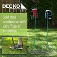 Decko Outdoor 30215 Outdoor Beverage And Phone Holder Yard Stakes
