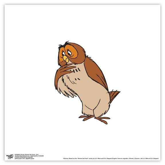 Gallery Pops Disney Winnie The Pooh - Owl Wall Art, Unframed Version, 12" x 12"