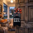 thumbnail image 5 of Miwamany Halloween Wooden Door Sign, Pumpkin Ghost Hanging Plaque, Spooky Front Porch Wall Decor for Indoor Outdoor Patio Home Decoration Halloween Wreaths, 5 of 7