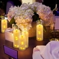 thumbnail image 7 of 24 Pack Acrylic Flameless Candles with Embedded  String LED Pillar Lights Remote Timer for Indoor Outdoor Wedding BBQ Gift, 7 of 7