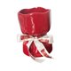 thumbnail image 5 of Jarrón de cerámica con arreglo floral, accesorio floral, adorno de escritorio, regalo de San Valentín. Rojo, 5 of 9
