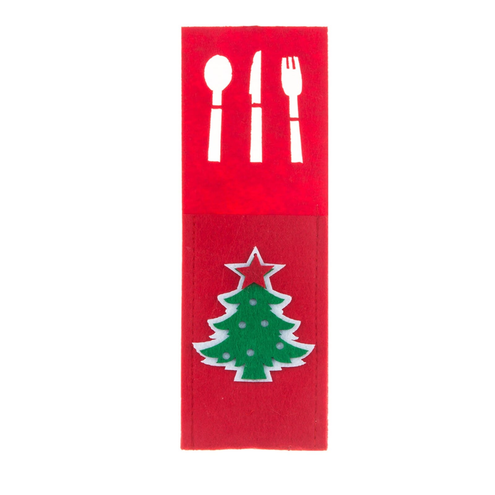 Christmas Silverware Holders Christmas Cutlery Bags Christmas Party Decoration For Place