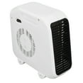 thumbnail image 4 of Calentador eléctrico de escritorio de 1800W, calentador de espacio doméstico portátil con ajuste de 2 engranajes para el hogar, oficina, enchufe del Reino Unido de 220V, 4 of 10