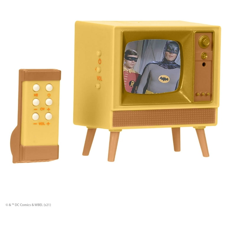 Basic Fun! Tiny TV Classics Batman Edition - Mini Collectible with