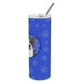 thumbnail image 3 of Carolines Treasures WDK1144TBL20 Pit Bull Blue Design6  Stainless Steel 20 oz Skinny Tumbler Blue 20 oz multicolor, 3 of 4