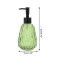 thumbnail image 4 of Unique Bargains 1 Pc Convenient Argyle Soap Dispenser 11.84oz Green Black, 4 of 6