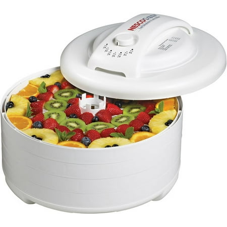 Snackmaster Express Food Dehydrator and Jerky Maker, White