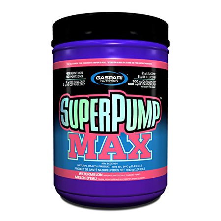 Gaspari Nutrition Vitamins Supplements - Gaspari Nutrition Super pump Max, Watermelon, 1.41-Pounds