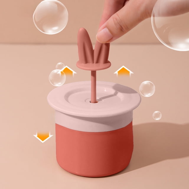 Jabón de Jabón Portátil Portátil Manual Foam Maker | Herramienta de limpieza facial y gel de baño de mano | Espuma densa fácil | Empuñadura ergonómica | Tamaño de viaje | 8.5x6.5x3.5cm | Plástico
