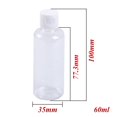 thumbnail image 7 of Clearance Glass&Bottle under $6 Empty Lotion Bottle Hand Bottle Cosmetic 4PCS Travel Containers 60ML Cleaning Empty Lotion, 7 of 7