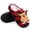 Elk-1, variant on Christmas Slippers for Women and Men Black Red Plaid Santa Claus Pattern House Slippers with Plush Lining & Thick Sole Festive His & Hers Indoor Home Shoes