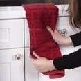 thumbnail image 4 of All-Clad Solid & Coordinate Kitchen Towels, 4-Pack, Chili, 4 of 6
