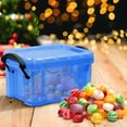 thumbnail image 2 of ACDANC Small Storage Containers with Lids,Blue Small Plastic Containers for Organizing,Small Storage Bins for Desk,Small Containers and Small Bins,Mini Transparent Storage Box, 2 of 7