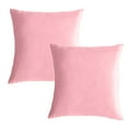 thumbnail image 1 of 2 fundas de almohada de terciopelo para sofá, funda de cojín decorativa cuadrada sólida para dormitorio y coche., 1 of 5