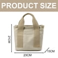 thumbnail image 2 of Handbag Women's Small Body Bag Fashion Mini Handbag Canvas Cross Body Bag Shoulder Bag-Khaki, 2 of 5