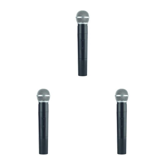 Langgg Children Artificial Microphone Stage Performance Interview Party Simulation Plastic Mic Prop Toy Birthday Gift 48 Tube 3Set