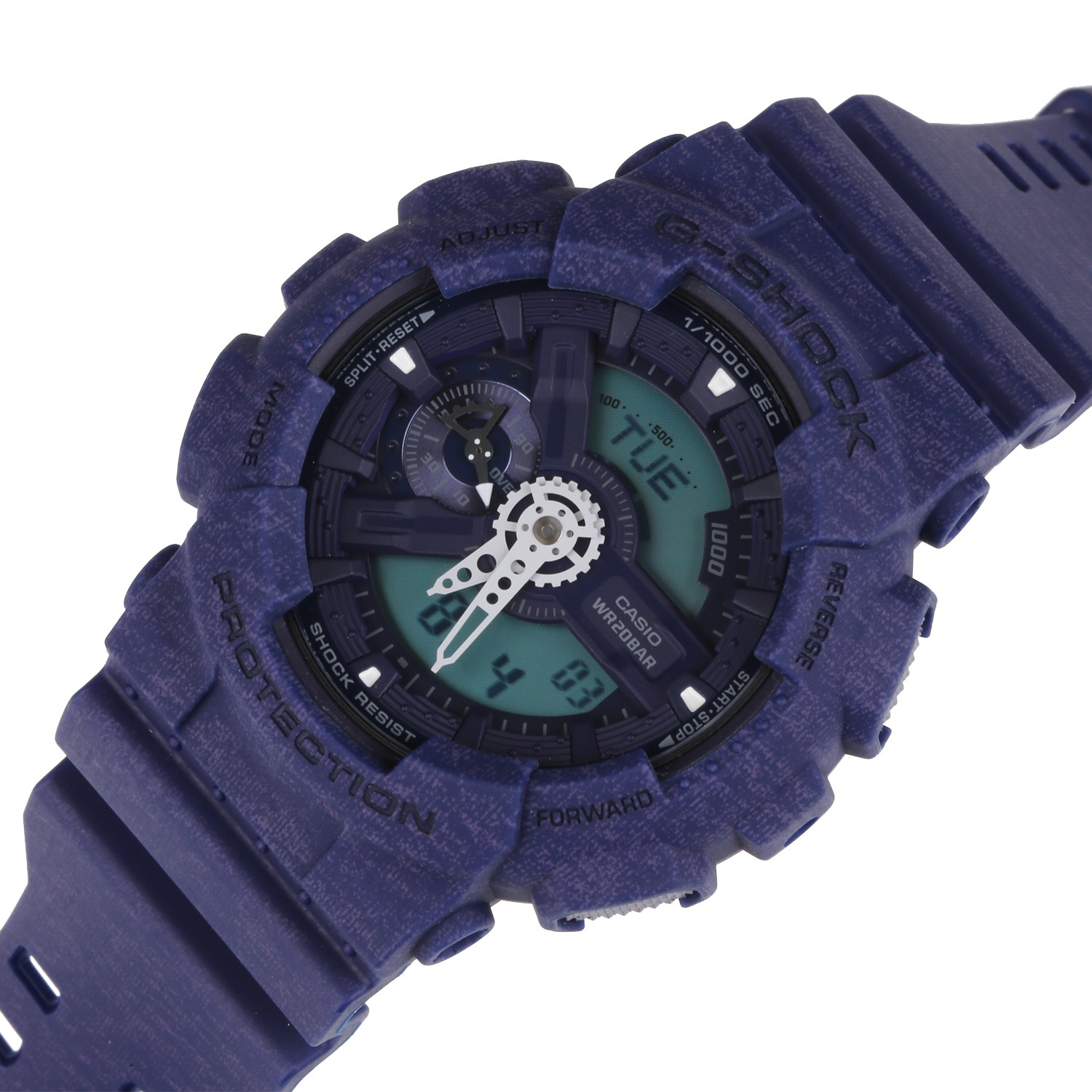 Men's G-Shock GA110HT-2A Blue Resin Quartz Watch - Walmart.com
