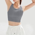thumbnail image 5 of Bixock High Support Sports Bras for Women Solid Color Racerback Tank Top Shock Proof No Shift Structure for Yoga Fitness Exercise Wear Bra, 5 of 5