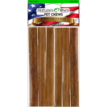 Best Buy Bones-Nature's Own Usa Low Odor Bully Sticks Dog Chew- Beef