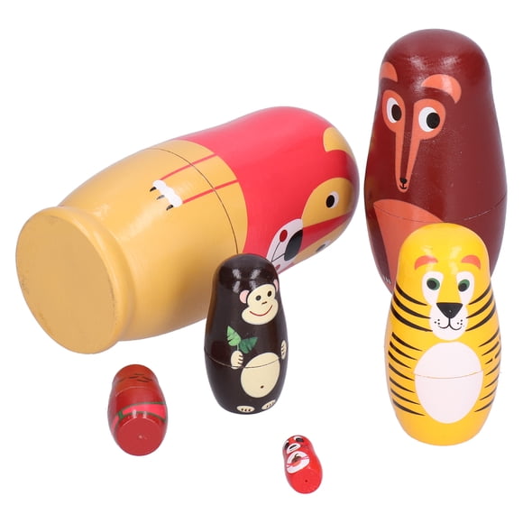 TOPINCN Stacking Nested Dolls Set Exquisite Nesting Stacking Doll Nesting Dolls For Birthday Gift For For Home For Office For