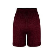 Biker Shorts For Women Drawstring Soft Activewear Comfy With Pockets Yoga Shorts L