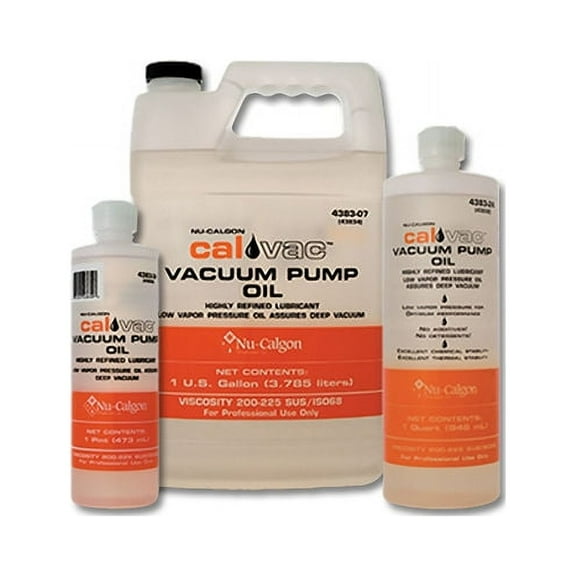 Nu Calgon 4383-24 Cal-vac Vacuum Pump Oil 1qt