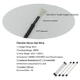 thumbnail image 4 of Cable de alimentación de extensión Injueey con Conectores flexibles material Nylon color blanco, 4 of 6