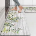 thumbnail image 2 of Anti Fatigue Kitchen Mats for Floor Set of 2 Leaf Floral Non Slip Cushioned Kitchen Rugs Waterproof Memory Foam Kitchen Floor Mat, 2 of 7