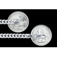 thumbnail image 4 of Sterling Silver Solid Miami Cuban Link Chain 4.2mm 925 Italy Heavy Curb Bracelet 7" Inch Jewelry Female, 4 of 5