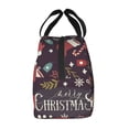 thumbnail image 2 of Lsque Merry Christmas Pattern Lunch Bag Women/Men Insulated Lunch Box,Small Leakproof Cooler Food Lunch Containers Reusable High Capacity Lunch Tote Bags, 2 of 6