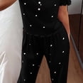 thumbnail image 5 of WRKEKC Modal Pajama Set for Women Breathable Modal Top with High Waist Shorts Summer Set Loungewear Pajamas Sleep Set, 5 of 8