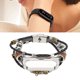 thumbnail image 4 of Correa de Muñeca de cuero ANGGREK Retro para Mi Band 5/6 NFC Moda, 4 of 7