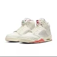 thumbnail image 2 of Ni - ke Ni - ke Air Jordan 5 Retro El Grito Sail Dark Pony Coconut Men’s Size 8 HF8833-100, 2 of 5