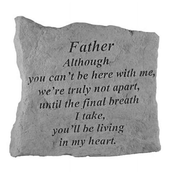 Kay Berry- Inc.  Father Although You Can-t Be Here - Memorial - 5.25 Inches x 5.25 Inches