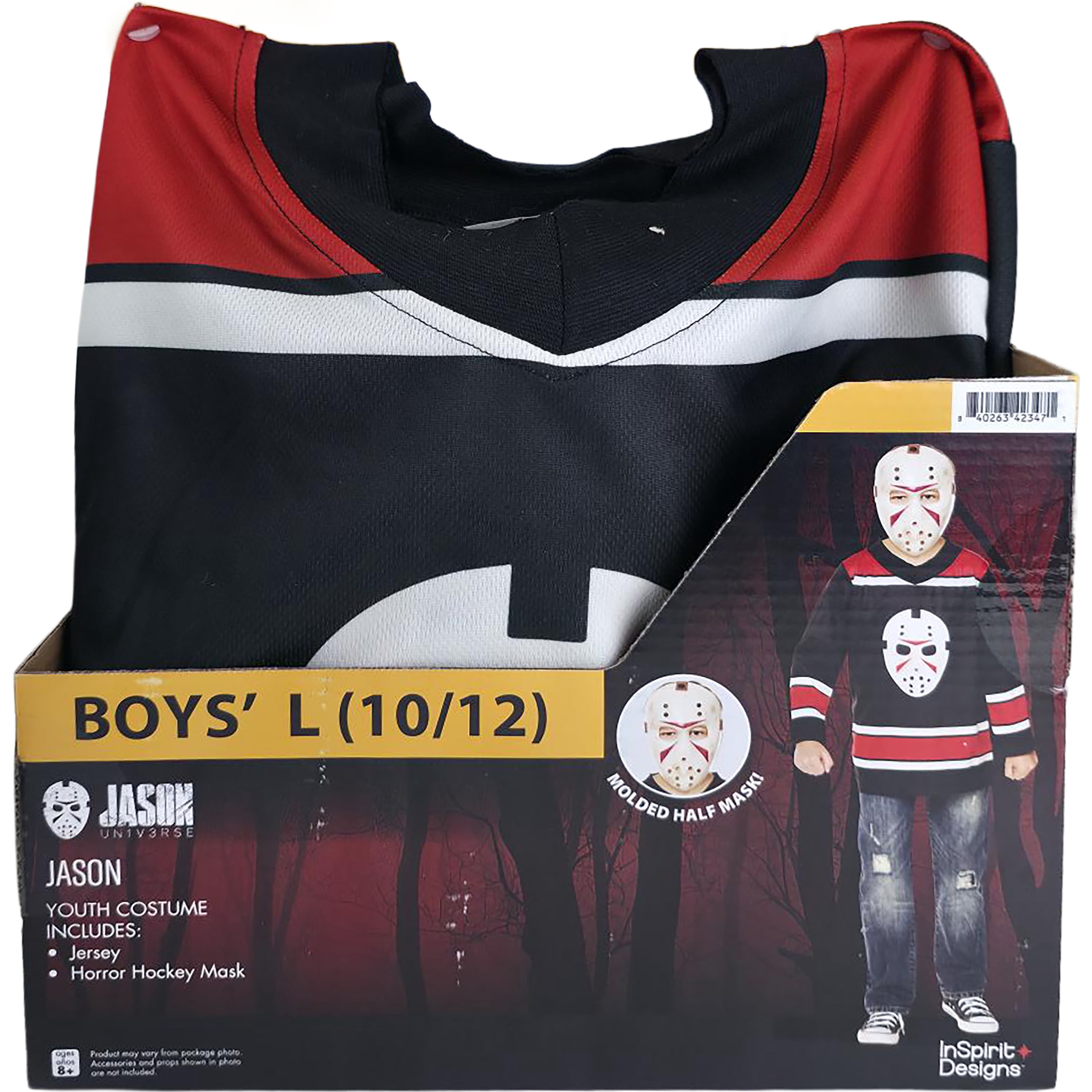Jason Universe Halloween Costume for Children, 2-Piece, Boys' Size L (10/12), by InSpirit Designs