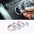 thumbnail image 1 of BUYISI A/C Knob Cover For Land Rover For Range Rover L405 Console Air Condition Knob Cover 2014-2017 Trim Ring Aluminium Alloy Kit, 1 of 5