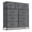 Gray, variant on Nextay 9 Drawer Dresser, Wide Chest Of Drawers Nightstand Storage Tower Storage Dresser Fabric Dresser With Wood Top for Living Room, Bedroom, Hallway, Rust