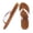 White/Khaki, variant on Womens Flip Flops for Women Arch Support Yoga Mat Summer Beach Leather Woman Dressy Thong Sandal for Women 2026 with Plantar Fasciitis Walking Ladies Thong Sandal Outdoor White/Khaki Size 8
