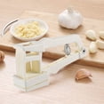 thumbnail image 4 of Potato Fry Cutter Thin Garlic Slicer Handheld Manual Garlic Slicer Light Food Slicer Anti Kitchen Garlic Slicer Food Grade Garlic Grinder Suitable For Fruits Vegetables Cooking Utensils, 4 of 4